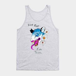 Live Fast Eat Trash Tank Top